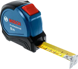 Bosch merilni trak, 8 m, z rumenim podaljšanim rezilom.